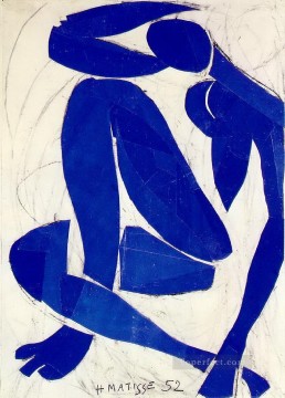 Desnudo azul IV Nu bleu IV Primavera fauvismo abstracto Henri Matisse Pinturas al óleo